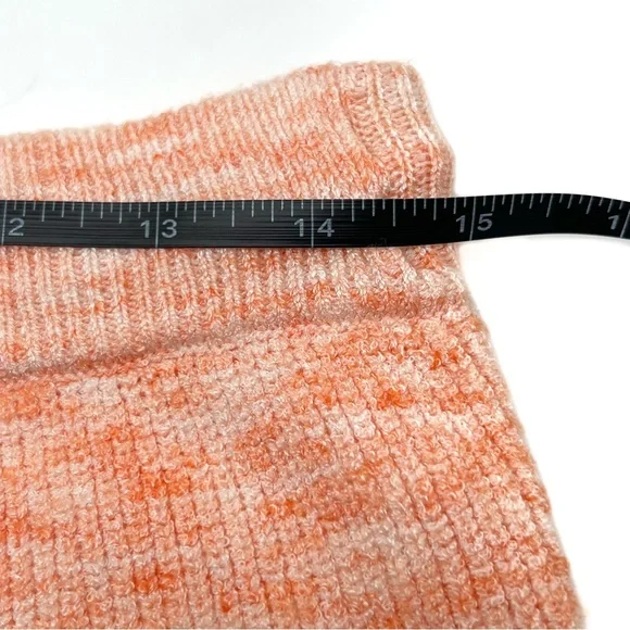 WAYF Ribbed Knit Drawstring Shorts Peach Size Medium - Picture 9 of 11